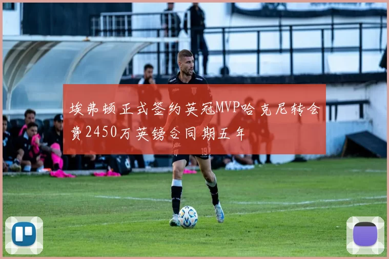 埃弗顿正式签约英冠MVP哈克尼转会费2450万英镑合同期五年